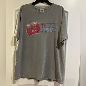 Comfort Colors Gray Men's Size Large Graphic Short Sleeve T-Shirt